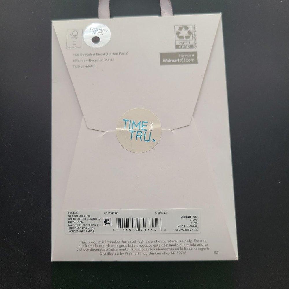 Time and Tru Set of 2 - 16" & 18" Necklaces with Extender Letter "N" - Picture 6 of 7